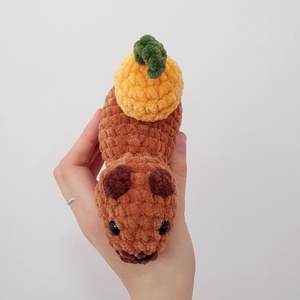 Horgolt amigurumi plüss kapibara - játék & sport - plüssállat & játékfigura - más figura - Meska.hu