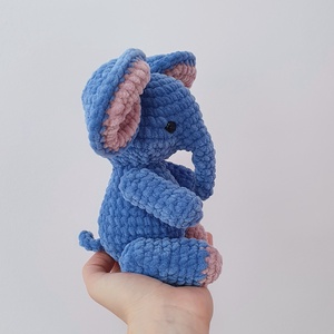 Horgolt amigurumi plüss elefánt - játék & sport - plüssállat & játékfigura - elefánt - Meska.hu