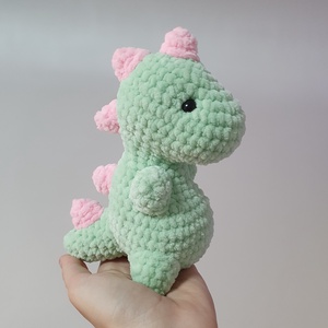 Horgolt amigurumi plüss dínó  - Meska.hu