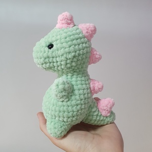 Horgolt amigurumi plüss dínó  - játék & sport - plüssállat & játékfigura - plüss dínók - Meska.hu