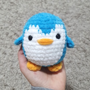 Horgolt amigurumi pingvin, Játék & Sport, Plüssállat & Játékfigura, Más figura, Horgolás, MESKA