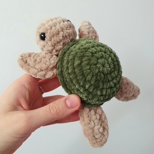 Horgolt amigurumi plüss teknős - Meska.hu