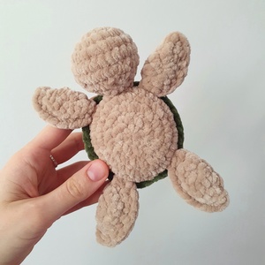 Horgolt amigurumi plüss teknős - játék & sport - plüssállat & játékfigura - más figura - Meska.hu