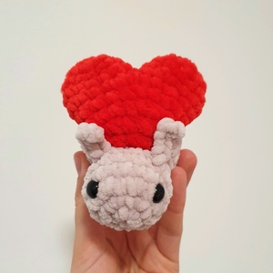 Horgolt amigurumi plüss szerelembogár, Játék & Sport, Plüssállat & Játékfigura, Más figura, Horgolás, MESKA
