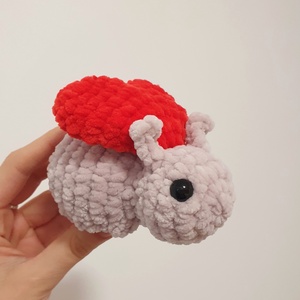 Horgolt amigurumi plüss szerelembogár - játék & sport - plüssállat & játékfigura - más figura - Meska.hu