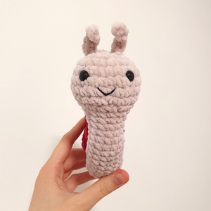 Horgolt amigurumi plüss csiga - játék & sport - plüssállat & játékfigura - csiga - Meska.hu