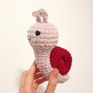 Horgolt amigurumi plüss csiga, Játék & Sport, Plüssállat & Játékfigura, Csiga, Horgolás, MESKA