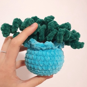 Horgolt amigurumi plüss szobanövény, Játék & Sport, Plüssállat & Játékfigura, Más figura, Horgolás, MESKA