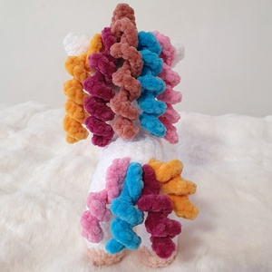 Horgolt amigurumi unikornis - játék & sport - plüssállat & játékfigura - unikornis - Meska.hu