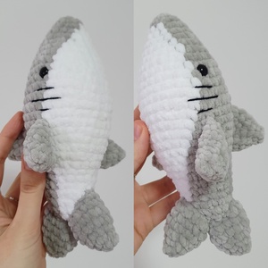 Horgolt amigurumi plüss cápa - játék & sport - plüssállat & játékfigura - más figura - Meska.hu