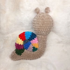 Horgolt amigurumi plüss csiga - játék & sport - plüssállat & játékfigura - csiga - Meska.hu