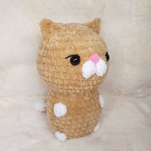 Horgolt amigurumi plüss cica - játék & sport - plüssállat & játékfigura - cica - Meska.hu