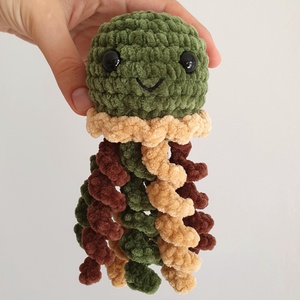 Horgolt amigurumi plüss medúza - Meska.hu