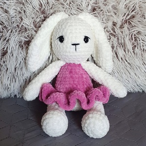 Horgolt amigurumi plüss nyuszi - játék & sport - plüssállat & játékfigura - nyuszi - Meska.hu