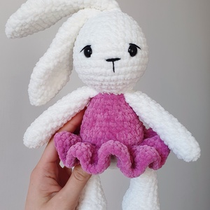 Horgolt amigurumi plüss nyuszi - játék & sport - plüssállat & játékfigura - nyuszi - Meska.hu