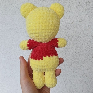 Horgolt plüss Micimackó - játék & sport - plüssállat & játékfigura - maci - Meska.hu