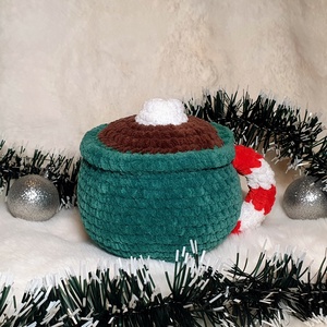 Horgolt forró csoki / kávé - Meska.hu