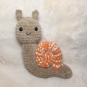 Horgolt amigurumi plüss csiga - Meska.hu