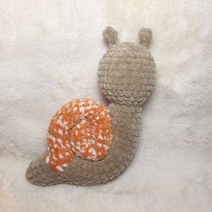 Horgolt amigurumi plüss csiga - játék & sport - plüssállat & játékfigura - csiga - Meska.hu