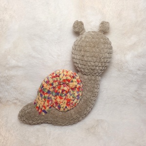 Horgolt amigurumi plüss csiga - játék & sport - plüssállat & játékfigura - csiga - Meska.hu