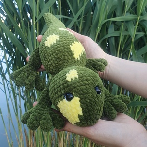 Horgolt amigurumi plüss szalamandra - Meska.hu
