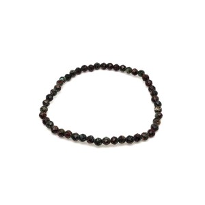 Szerafinit fazettált golyó karkötő 4mm, Ékszer, Karkötő, Ásványkarkötő, , MESKA