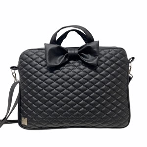 SuziartBag Fekete masnis laptop táska - Meska.hu