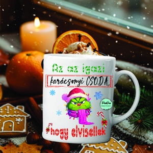 Grinch3 bögre, Otthon & Életmód, Konyhafelszerelés, tálalás, Tálalás, Bögre & Csésze, , MESKA