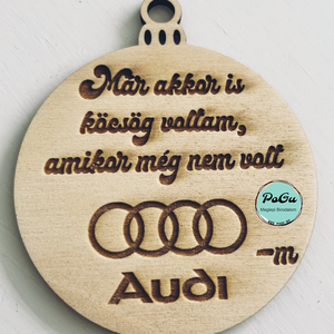 Már akkor is autós karácsonyfa dísz - karácsony - karácsonyi lakásdekoráció - karácsonyfadíszek - Meska.hu