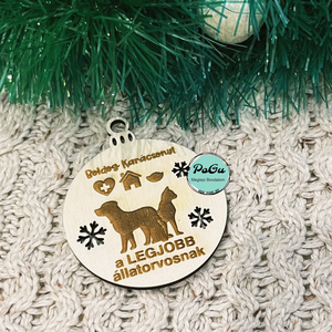 Karácsonyfa dísz állatorvosnak, Karácsony, Karácsonyi lakásdekoráció, Karácsonyfadíszek, , MESKA