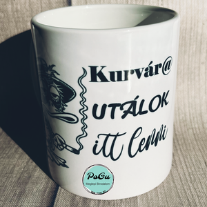 Utálok itt lenni bögre  - otthon & életmód - konyhafelszerelés, tálalás - tálalás - bögre & csésze - Meska.hu