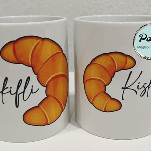 Kiskifli, nagykifli páros bögre, Otthon & Életmód, Konyhafelszerelés, tálalás, Tálalás, Bögre & Csésze, , MESKA