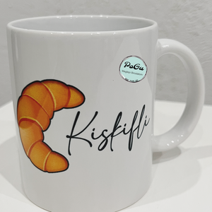 Kiskifli, nagykifli páros bögre - otthon & életmód - konyhafelszerelés, tálalás - tálalás - bögre & csésze - Meska.hu