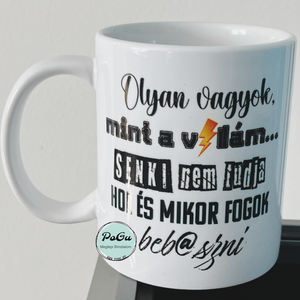 Villám bögre , Otthon & Életmód, Konyhafelszerelés, tálalás, Tálalás, Bögre & Csésze, , MESKA