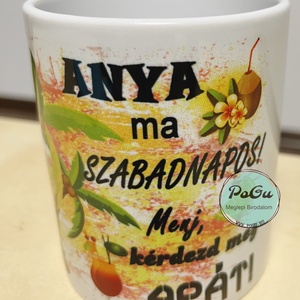 Anya szabadság bögre - Meska.hu