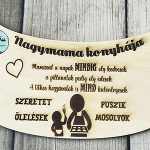 Nagymama konyhája tábla - Meska.hu