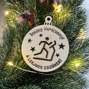Karácsonyfa dísz walkenergie edzőnek - Meska.hu
