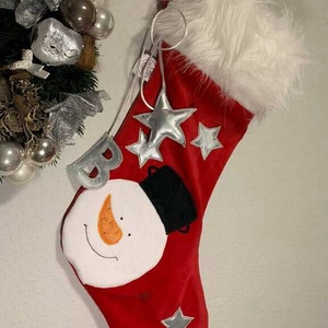 Mikulás csizma - Hóember, , Varrás, MESKA