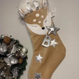 Mikulás csizma - Őzike, , Varrás, MESKA