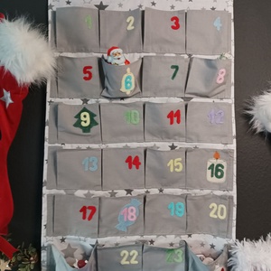  Színes adventi naptár - Meska.hu