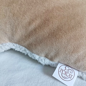 Sherpa csillag párna - bézs - otthon & életmód - lakástextil - párna & párnahuzat - forma párna - Meska.hu