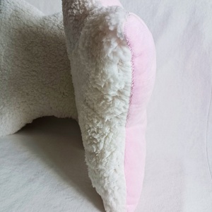 Sherpa csillag párna - rózsaszín - otthon & életmód - lakástextil - párna & párnahuzat - forma párna - Meska.hu