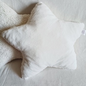 Sherpa csillag párna - ekrü, Otthon & Életmód, Lakástextil, Forma párna, Párna & Párnahuzat, Varrás, MESKA