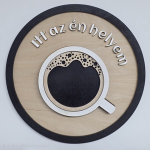 Hangulatos kávézó fali dekor kép - otthon & életmód - dekoráció - fali és függő dekoráció - falra akasztható dekor - Meska.hu