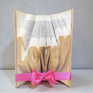 Egysoros könyvszobrok  - otthon & életmód - dekoráció - asztal és polc dekoráció - könyvszobor - Meska.hu