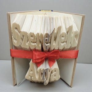 Egyedi Kétsoros Könyvszobor - otthon & életmód - dekoráció - asztal és polc dekoráció - könyvszobor - Meska.hu