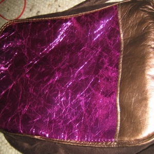 Bronz-pink oldaltáska -  - Meska.hu