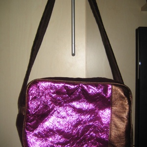 Bronz-pink oldaltáska -  - Meska.hu
