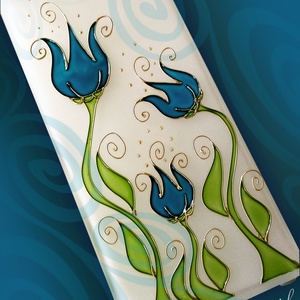 Lámpa -  Tulipános - elektromos asztali lámpa, - otthon & életmód - lámpa - asztali lámpa - Meska.hu Lámpa -  Tulipános - elektromos asztali lámpa, - otthon & életmód - lámpa - asztali lámpa - Meska.hu