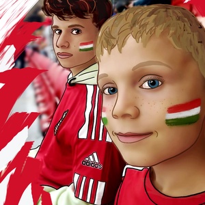 Portré digitálisan rajzolva, rendelhető - Meska.hu